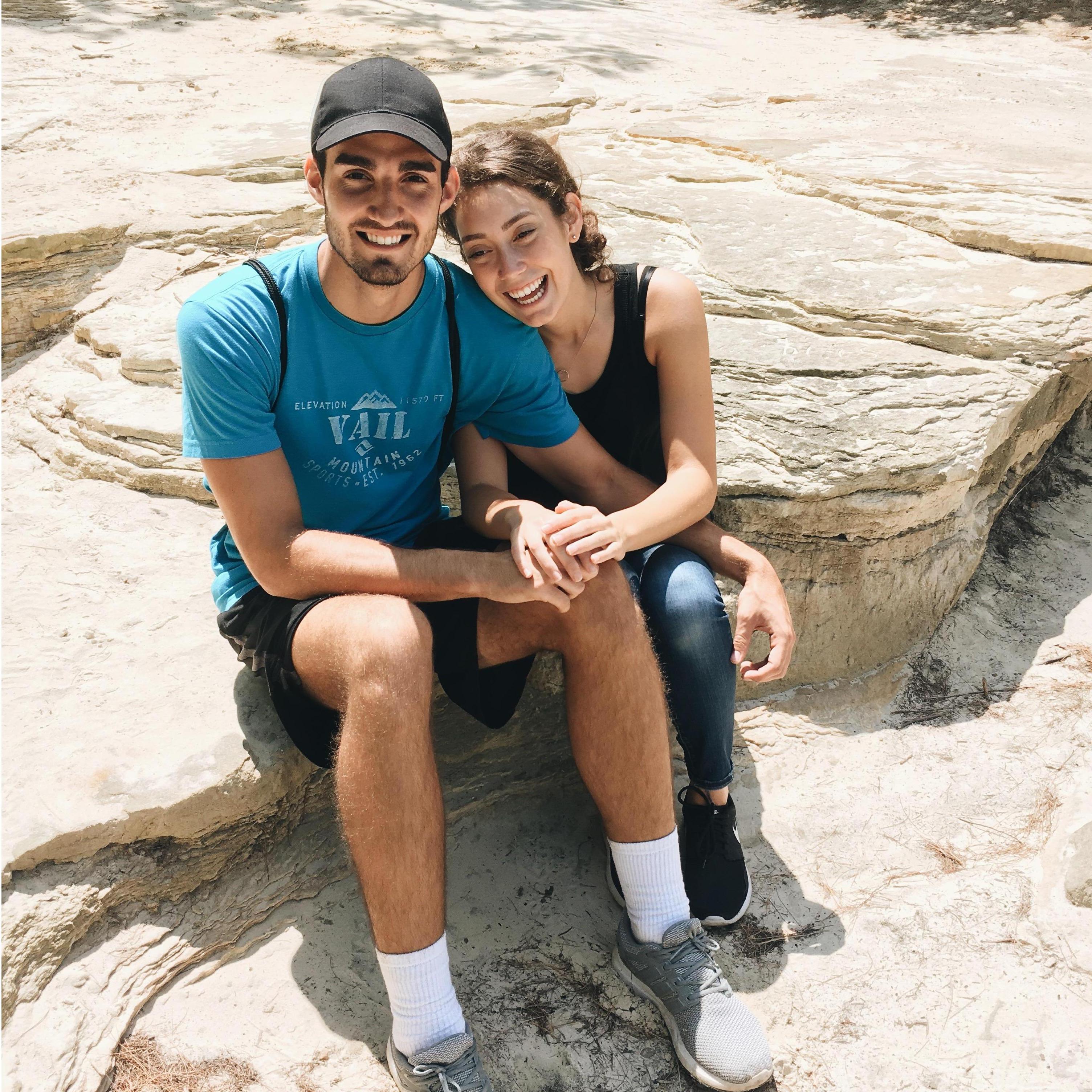 We realized on this hike that we're very compatible hikers, meaning we both enjoy stopping every 15 feet to admire the view, sit on a bench, or just catch our (my) breath.