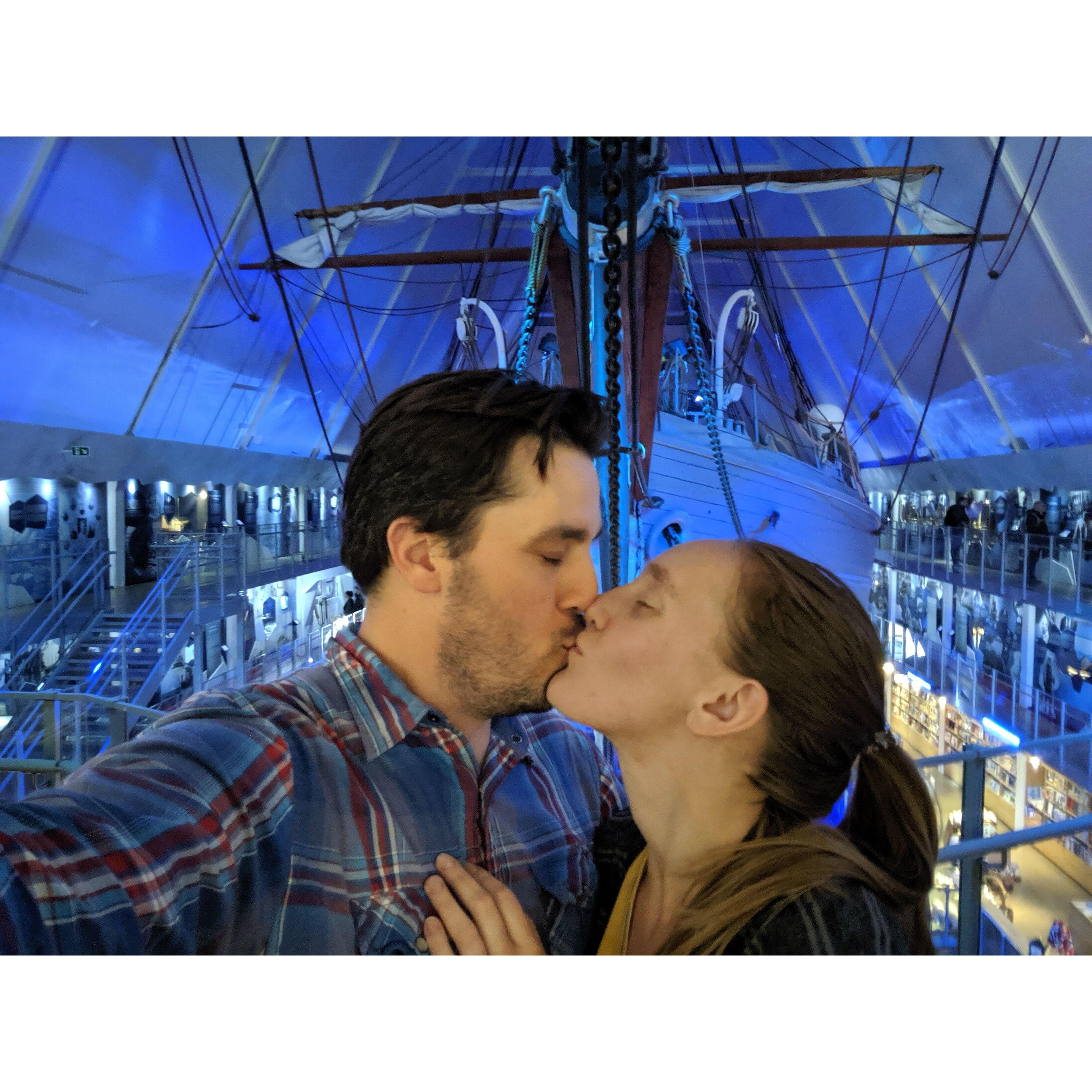 Norway Fram Museum May 27th
Right after I said yes!!