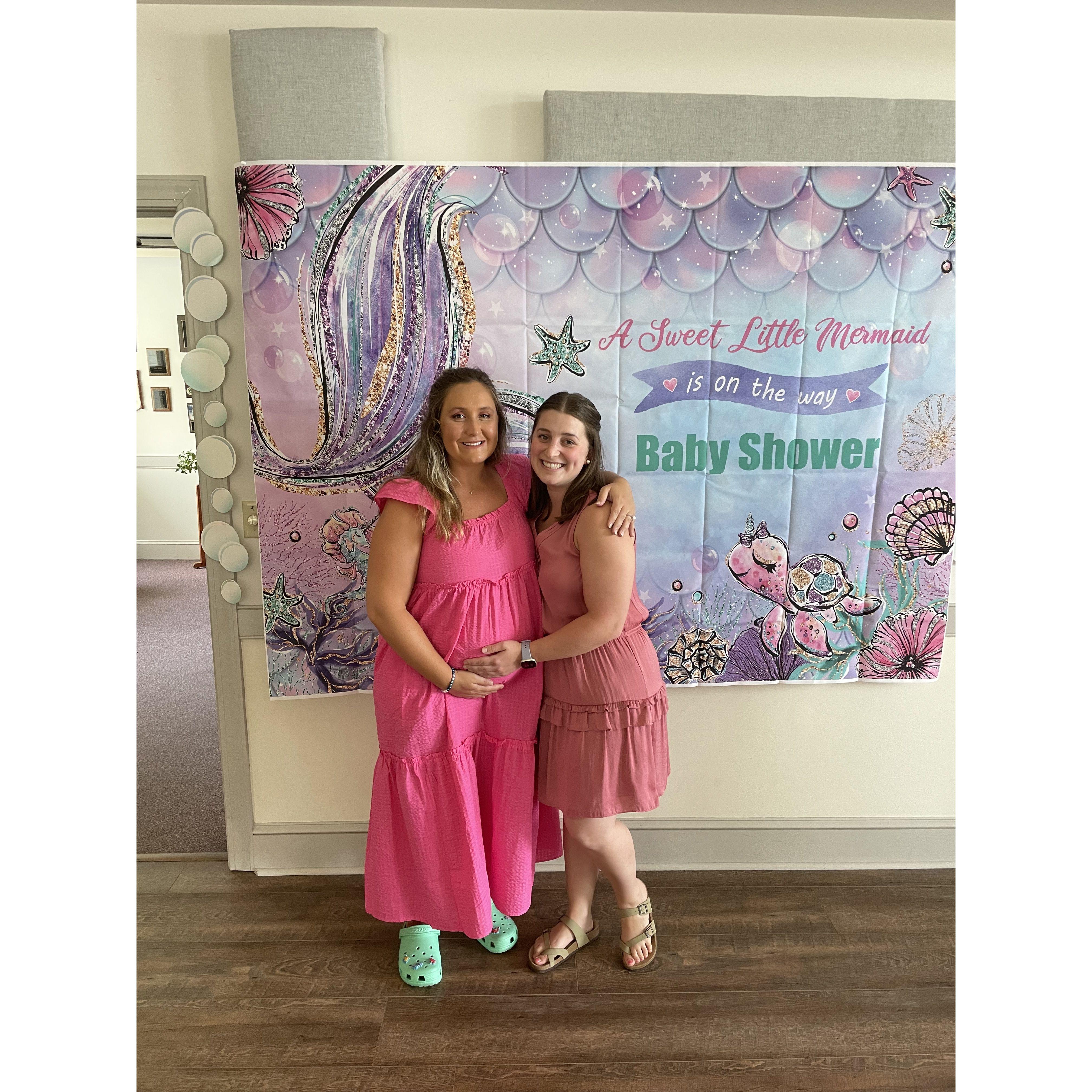 Sista in law with our sweet niece MK!