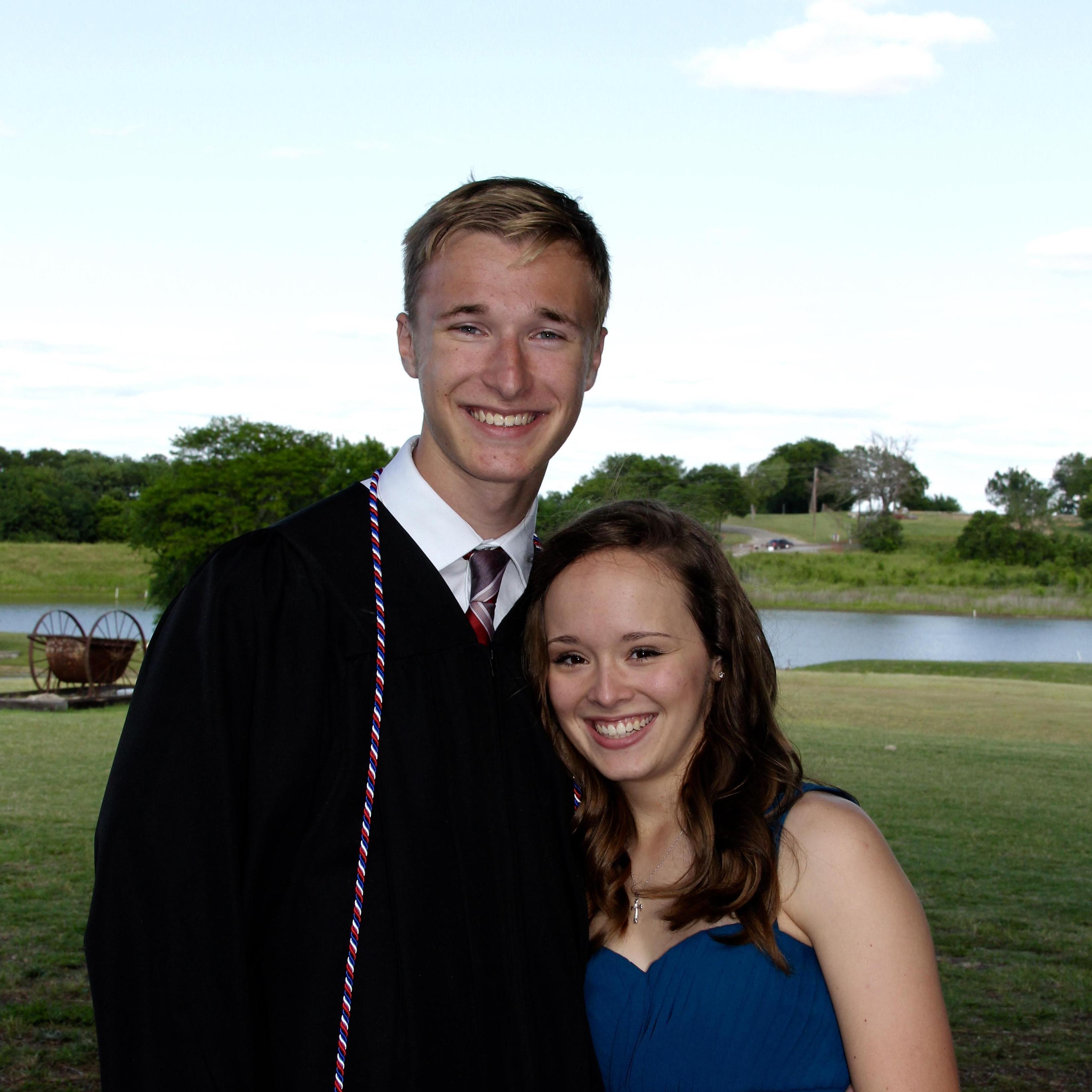 Chad's high school graduation