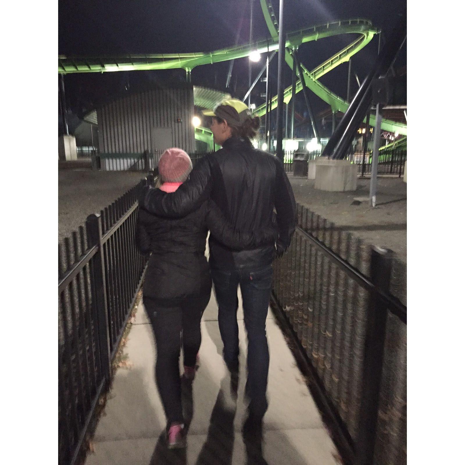 Our first few dates! Six Flags '16