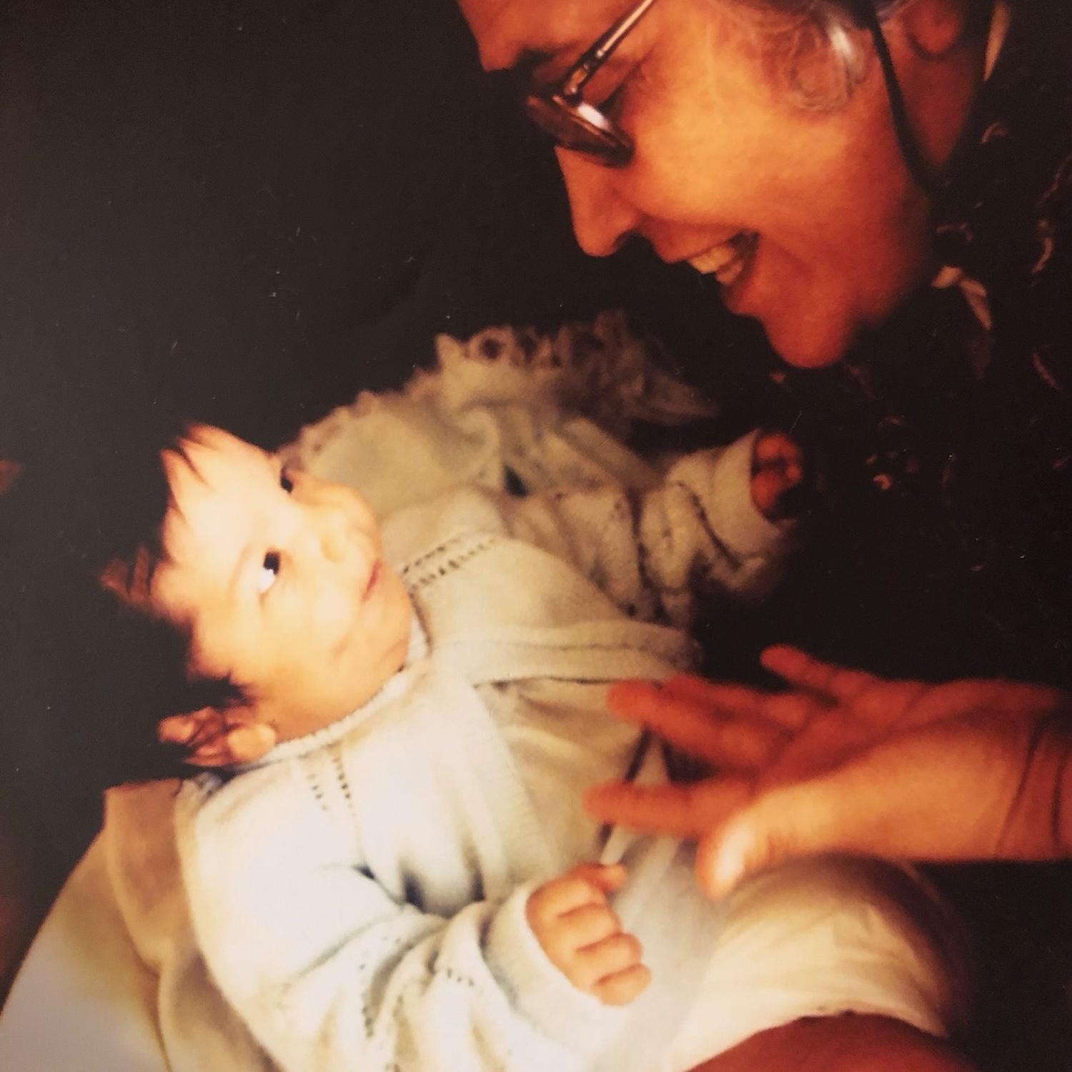 Violeta w/Abuelita 😇