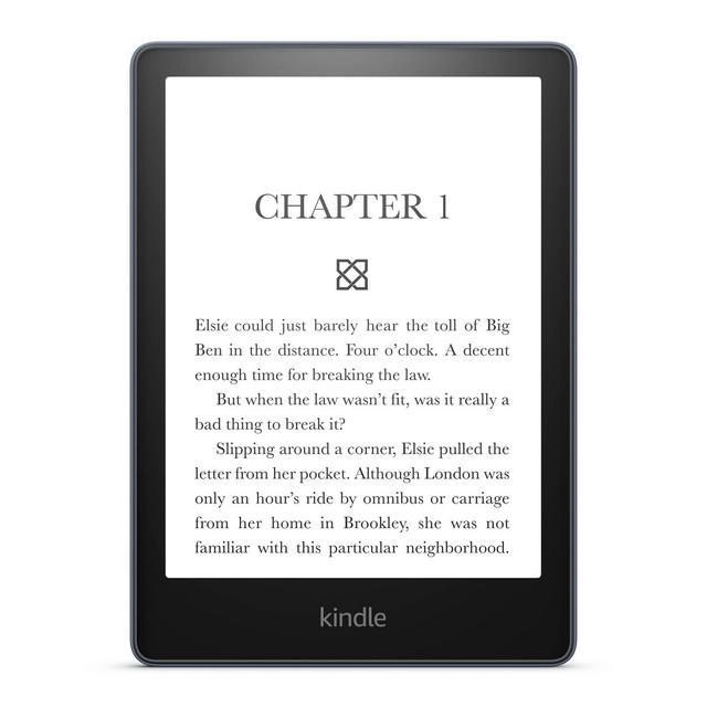 Amazon Kindle Paperwhite 6.8" 16GB e-Reader with Adjustable Warm Light - Denim