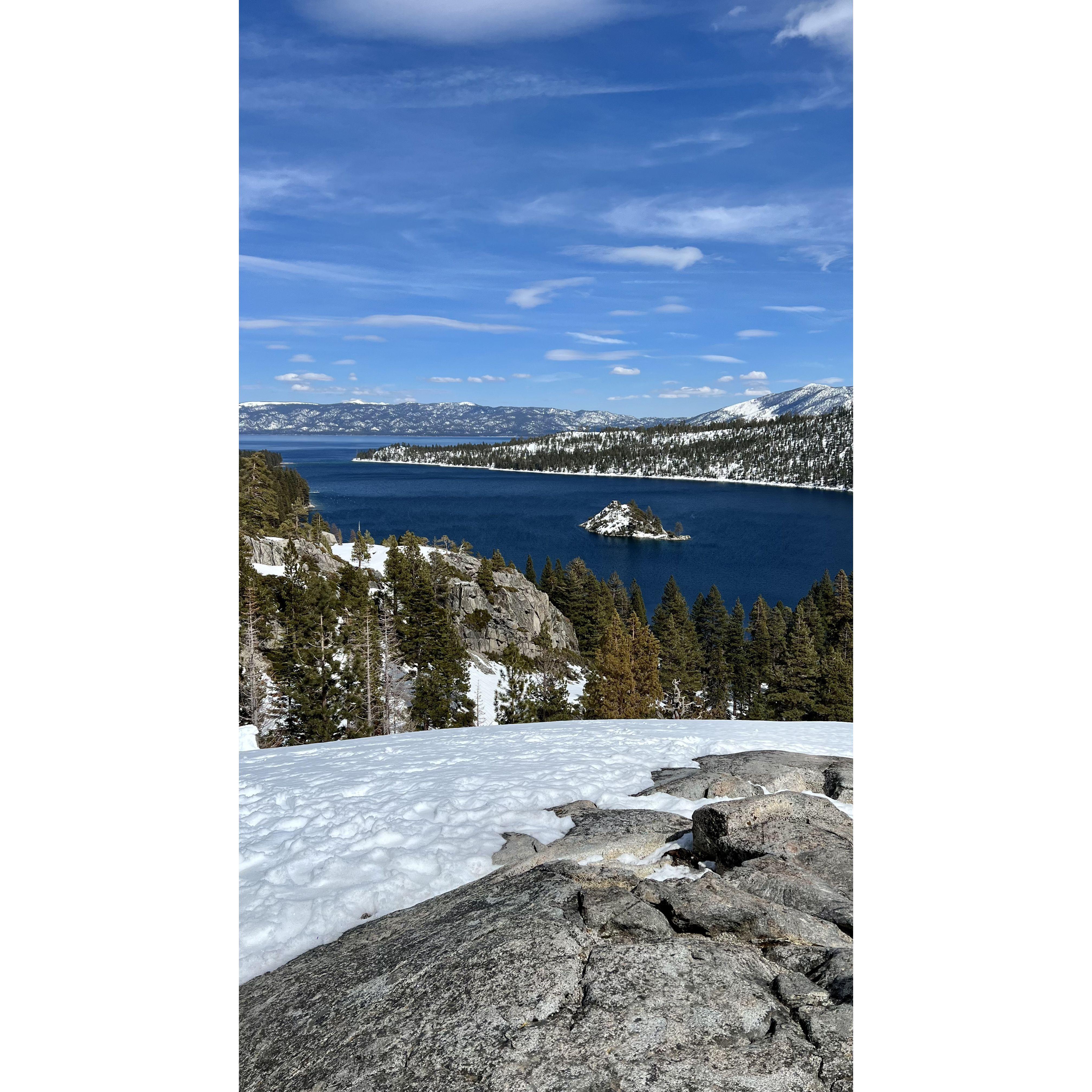 Honeymoon at Lake Tahoe