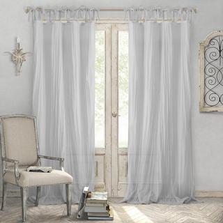 Jolie Semi-Sheer Tab Top Curtain