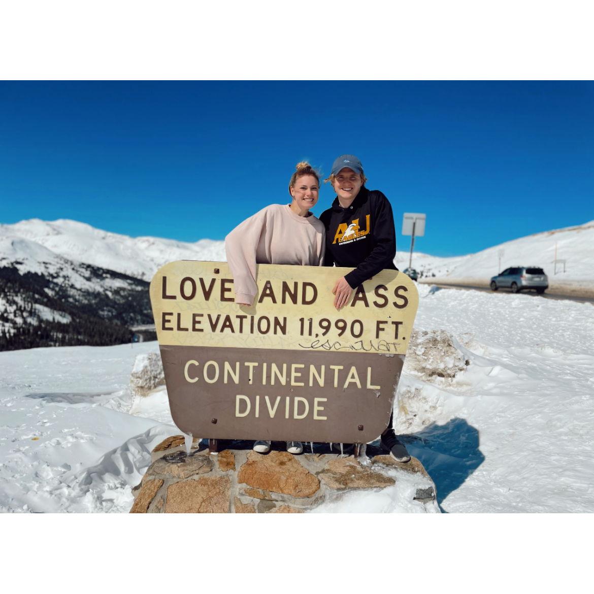 First time visiting Colorado together, 2021.