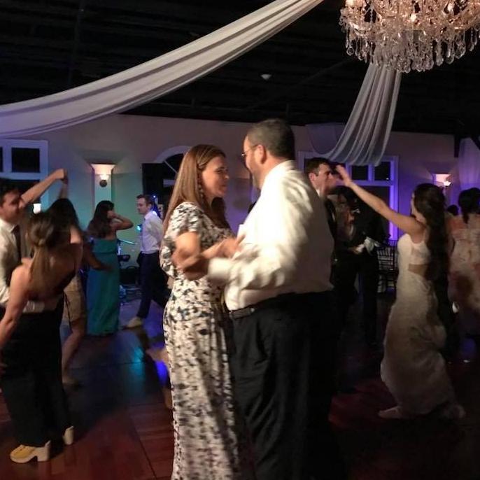 Dancing at Ani’s wedding in June