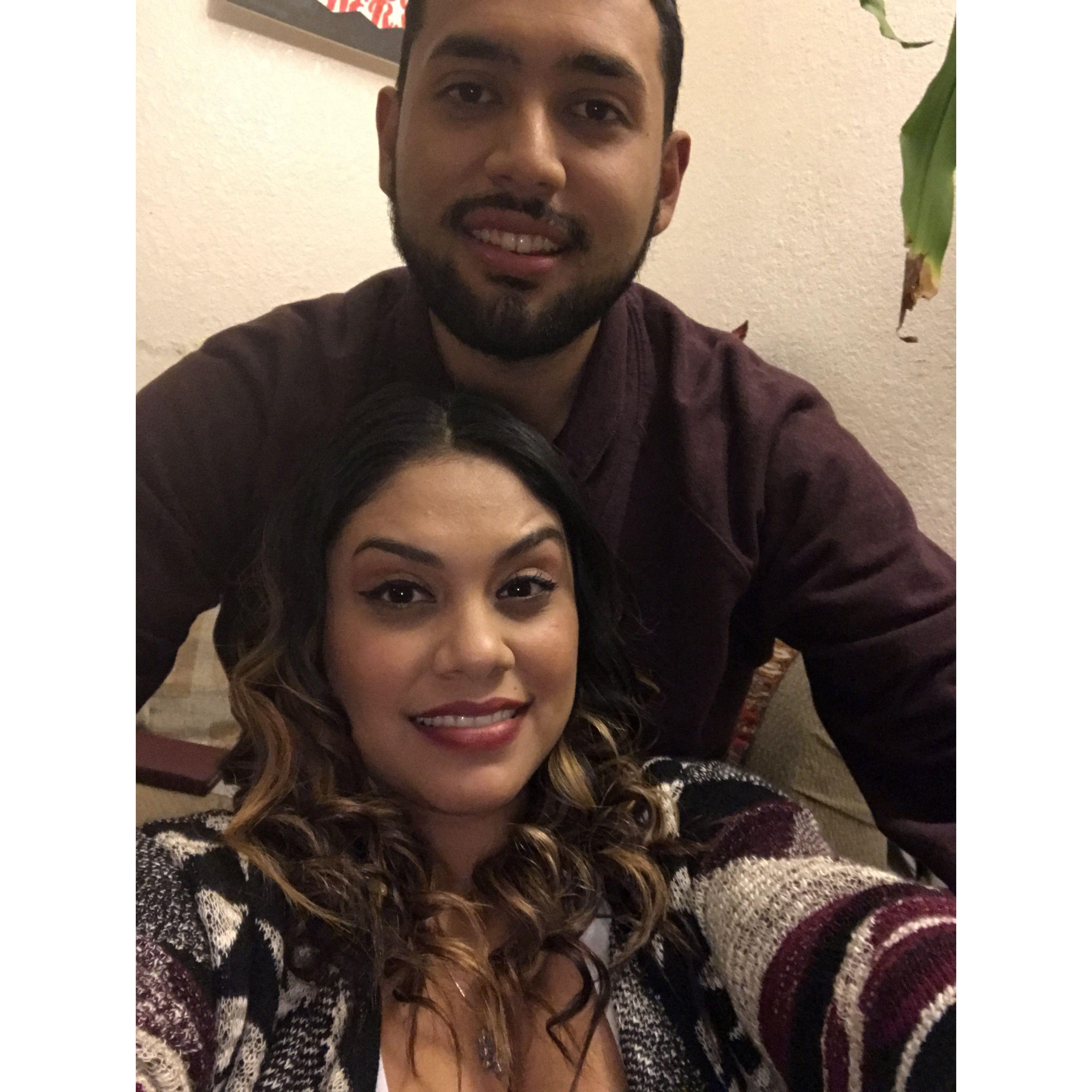 Christmas Eve, the day before we found out we were pregnant with Baby J!