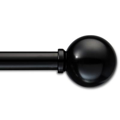 Drapery Cafe Rod Ball Black (48"x84")- Room Essentials™