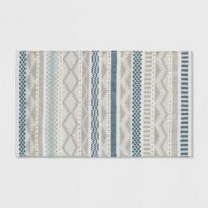 Gray/Blue/Gold Woven Accent Rug 2'6"X4' - Opalhouse™