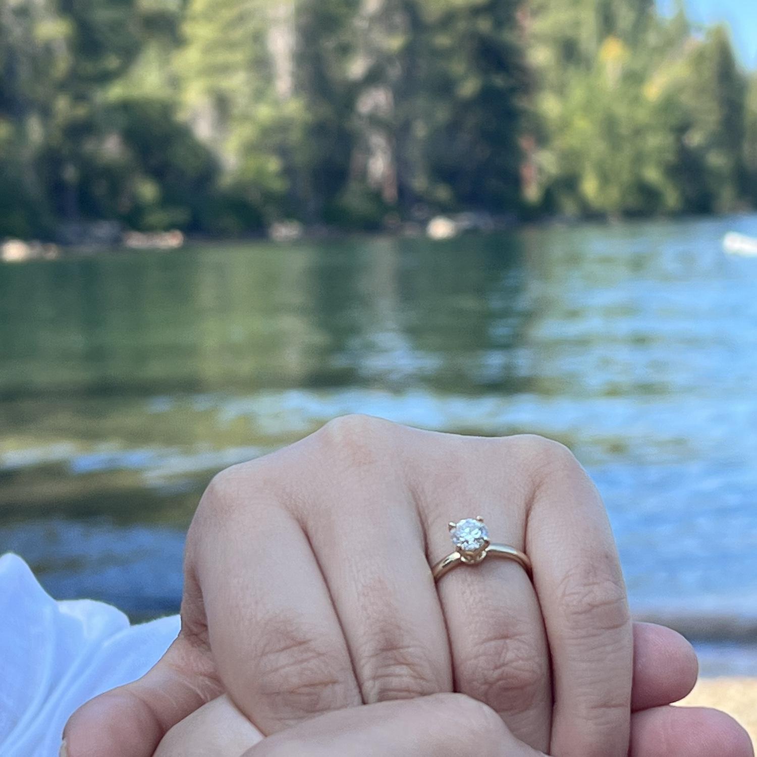 Engaged! Donner Lake, CA September 1, 2025