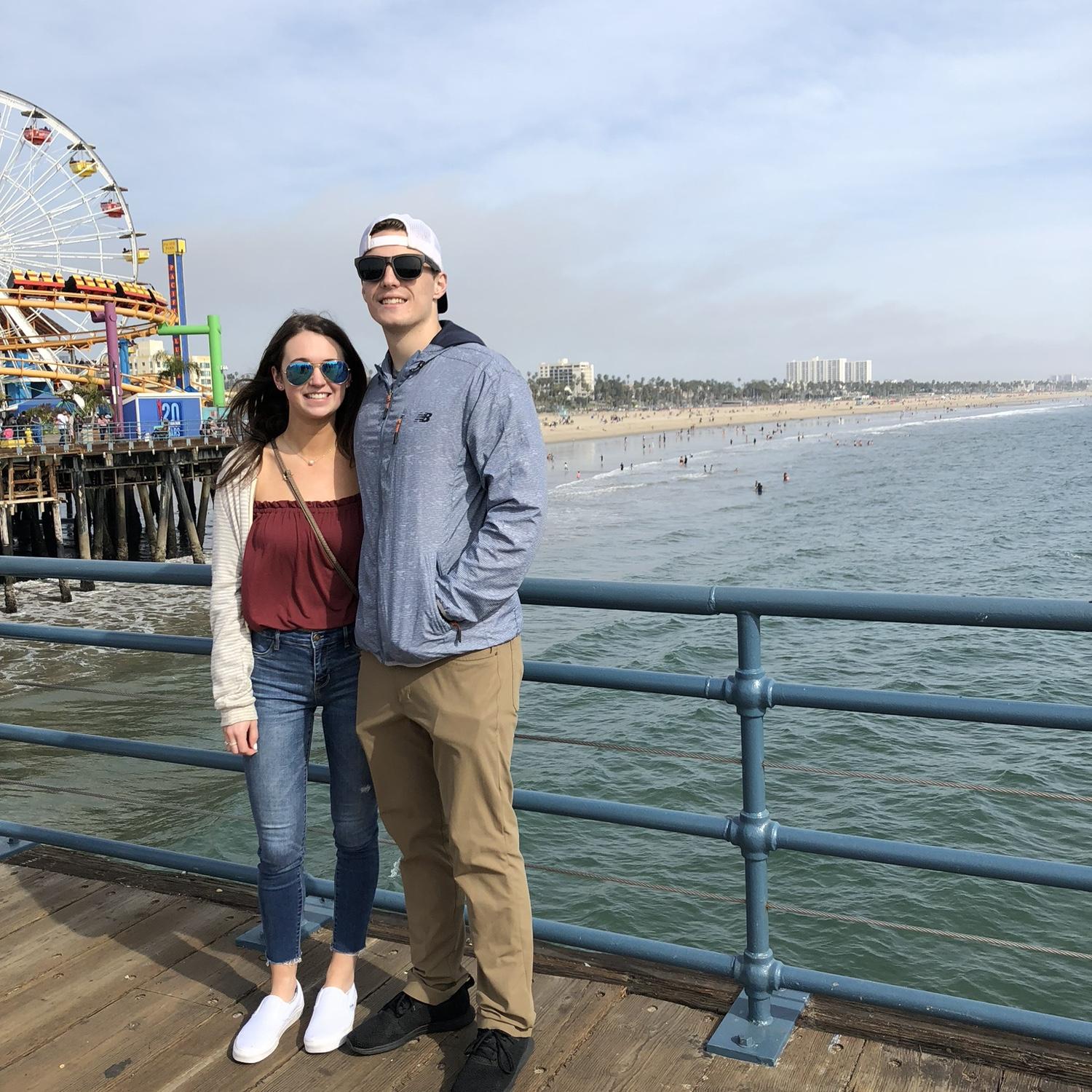 Santa Monica Pier 2017 
Visiting Mike at college in LA
