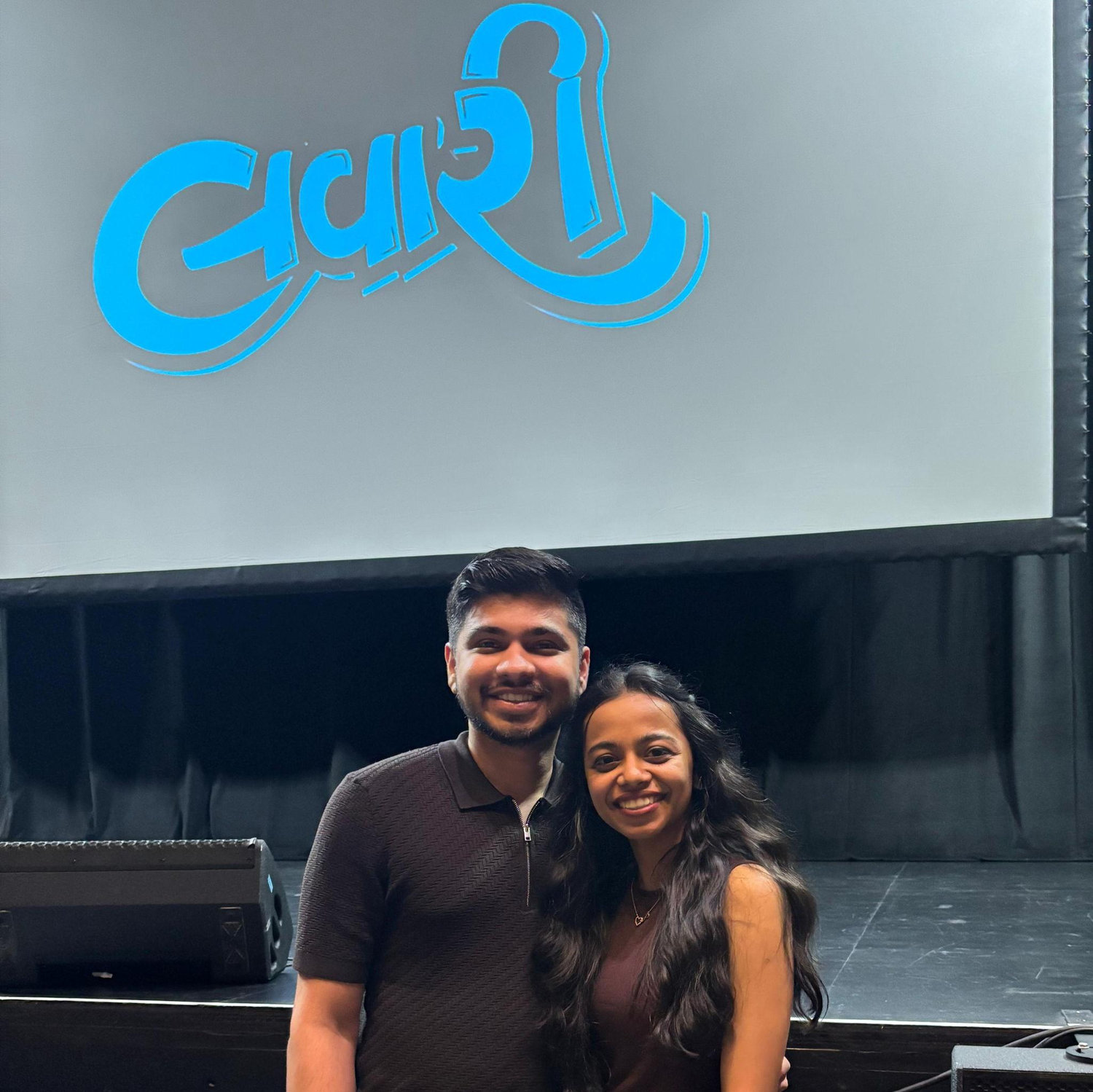 Our first stand-up comedy show—so many laughs, so many memories!