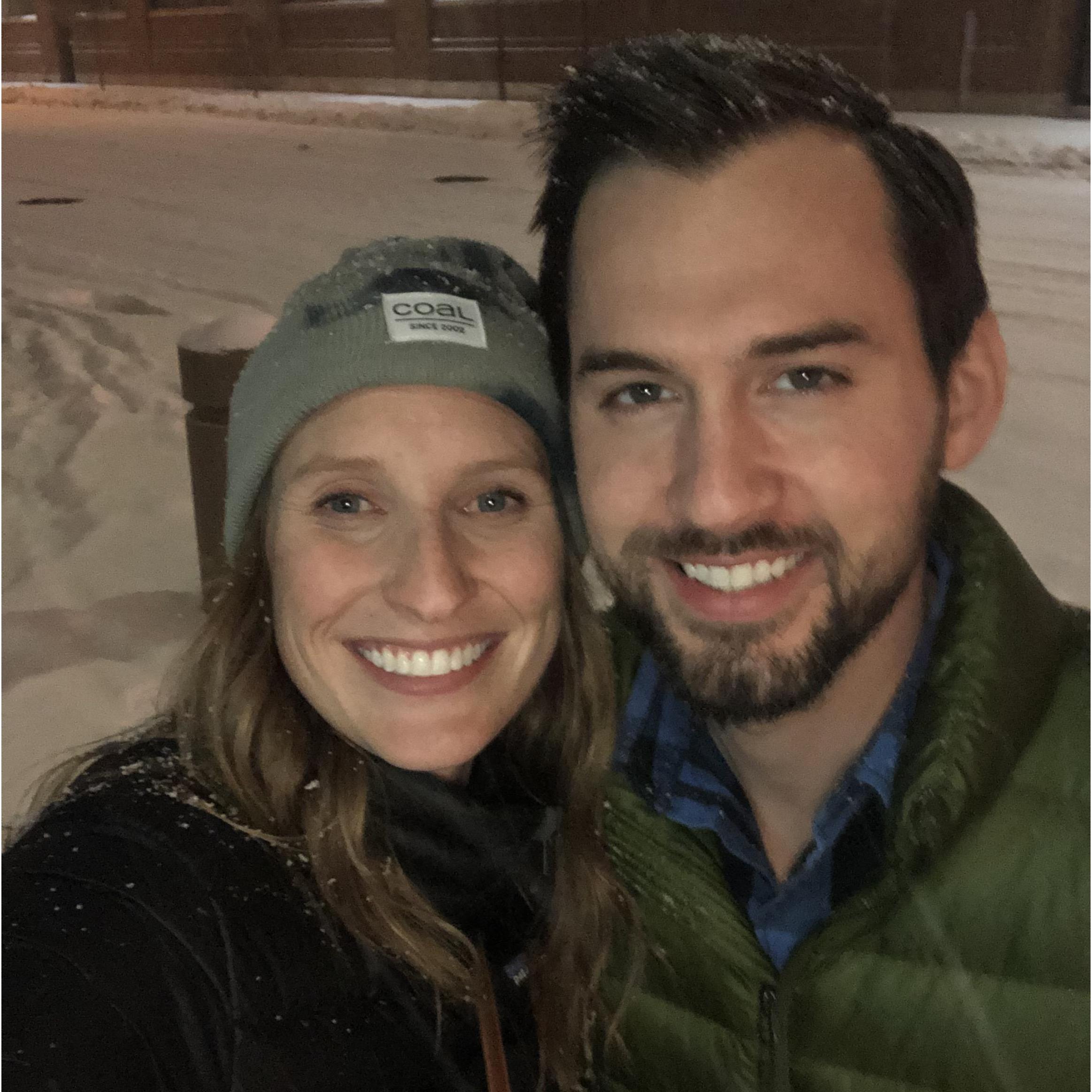 Too many moonlit snow walks to count