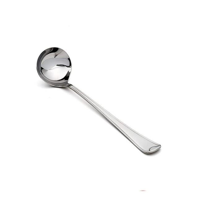 Oneida Flambe Everyday Flatware Oversized Gravy Ladle 18/0 Stainless Steel, Set of 1, Silverware Set