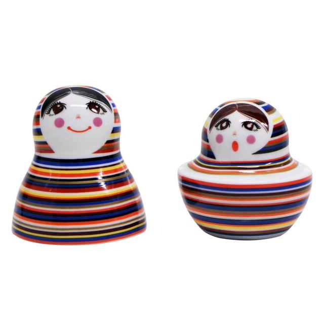 Multiple Choice 2-Piece Striped Doll and Pepper Set