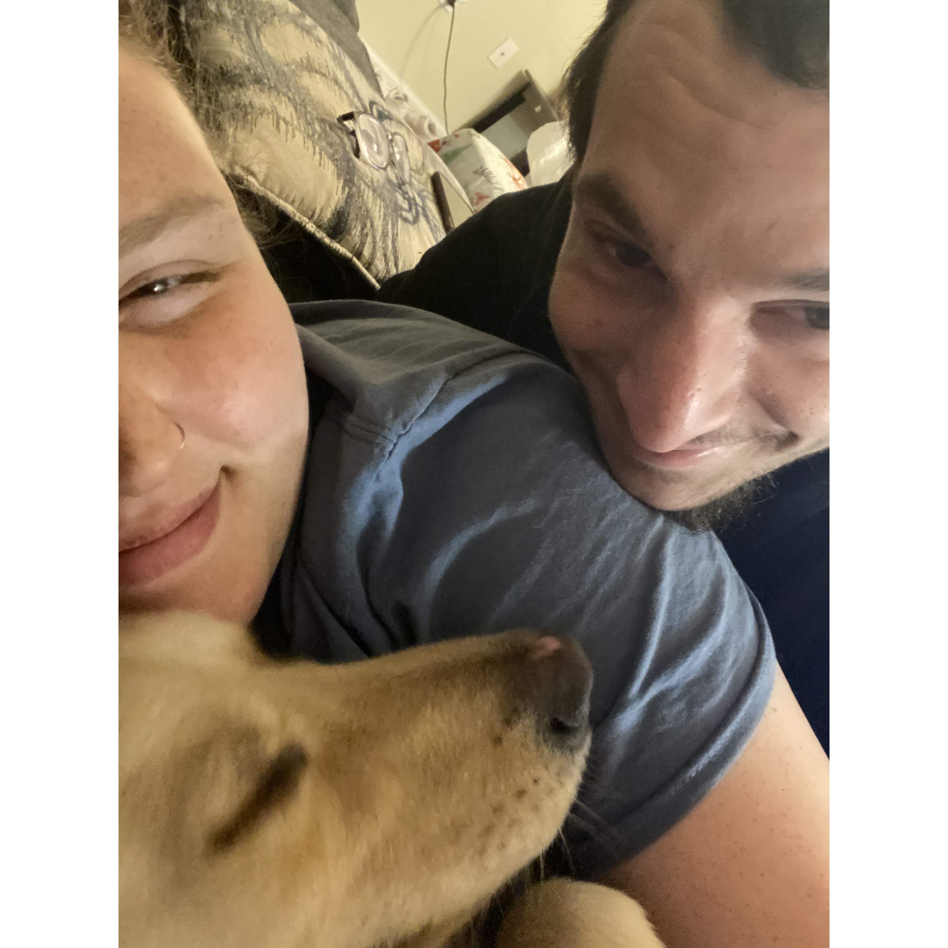 The day we found out we were PREGNANT!