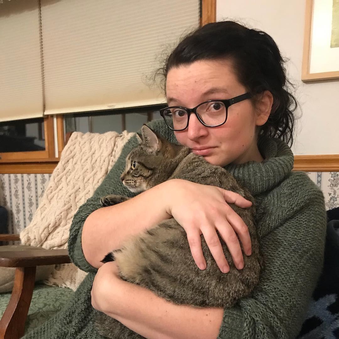 Cleo and Ruth hanging out.