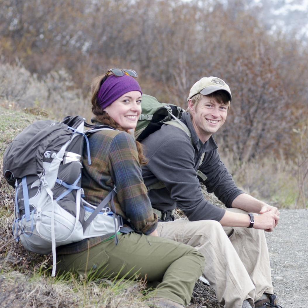 Hiking in Denali National Park, one of Josh and Angela's favorite things to do!