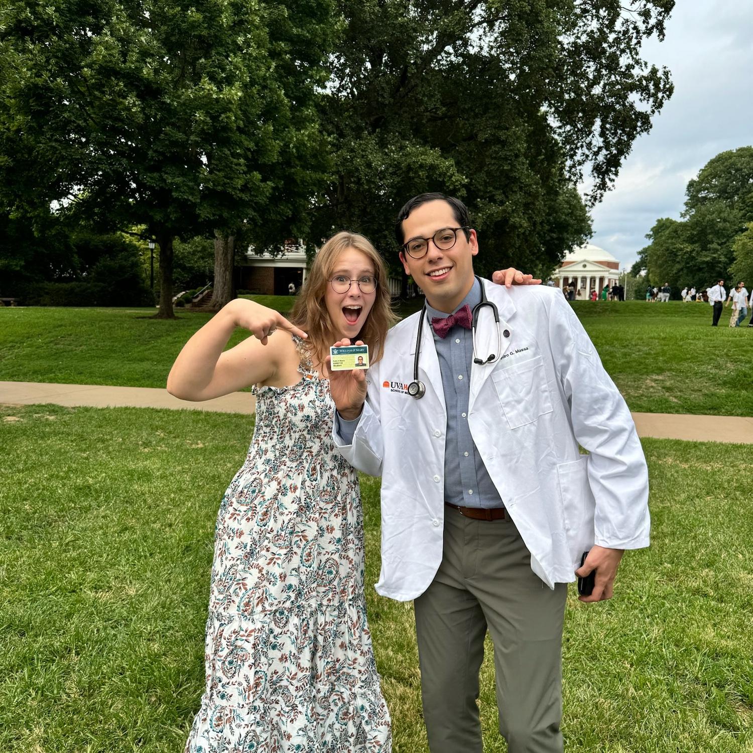 Pedro’s white coat ceremony was a blast!