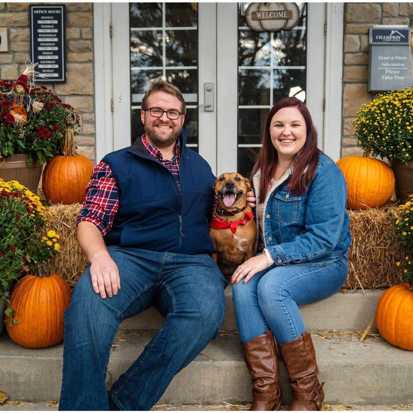 Our apartment complex had a free fall photo shoot when living in Columbus.