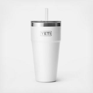 Rambler 26 oz. Stackable Cup with Straw Lid