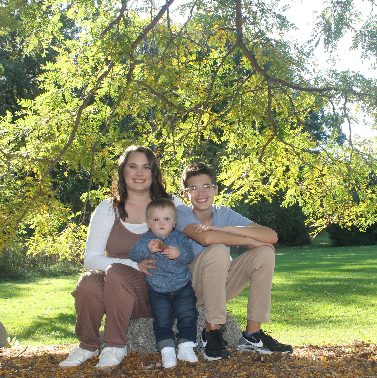 Mom and her babies