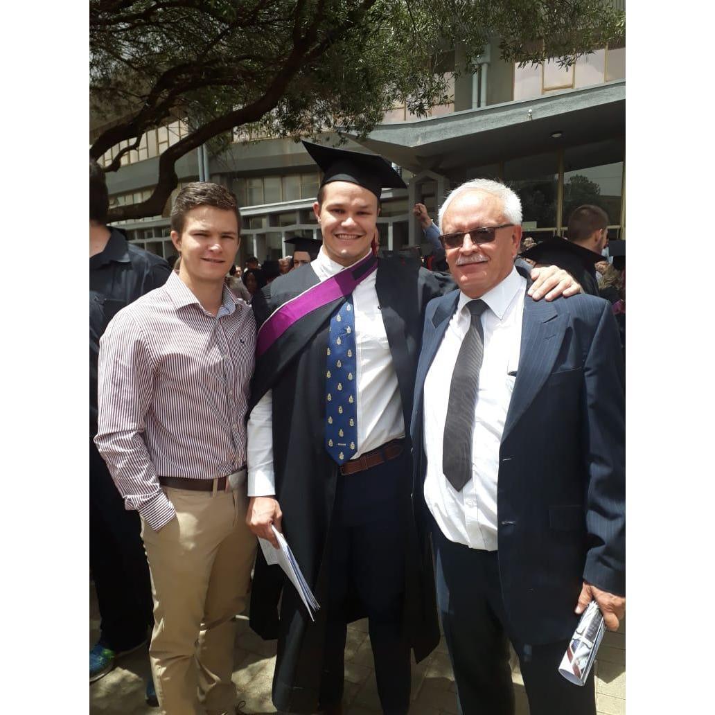 Luan se graduation - Die Reynders manne