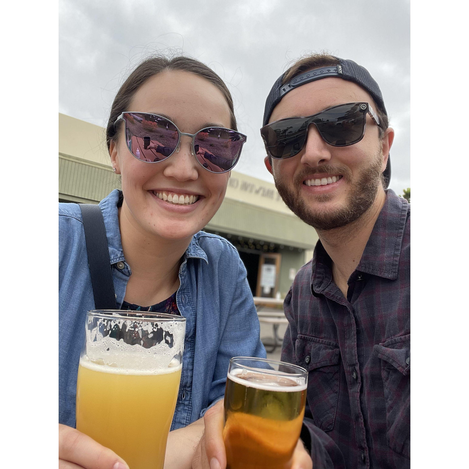 Checking out Societe Brewing.