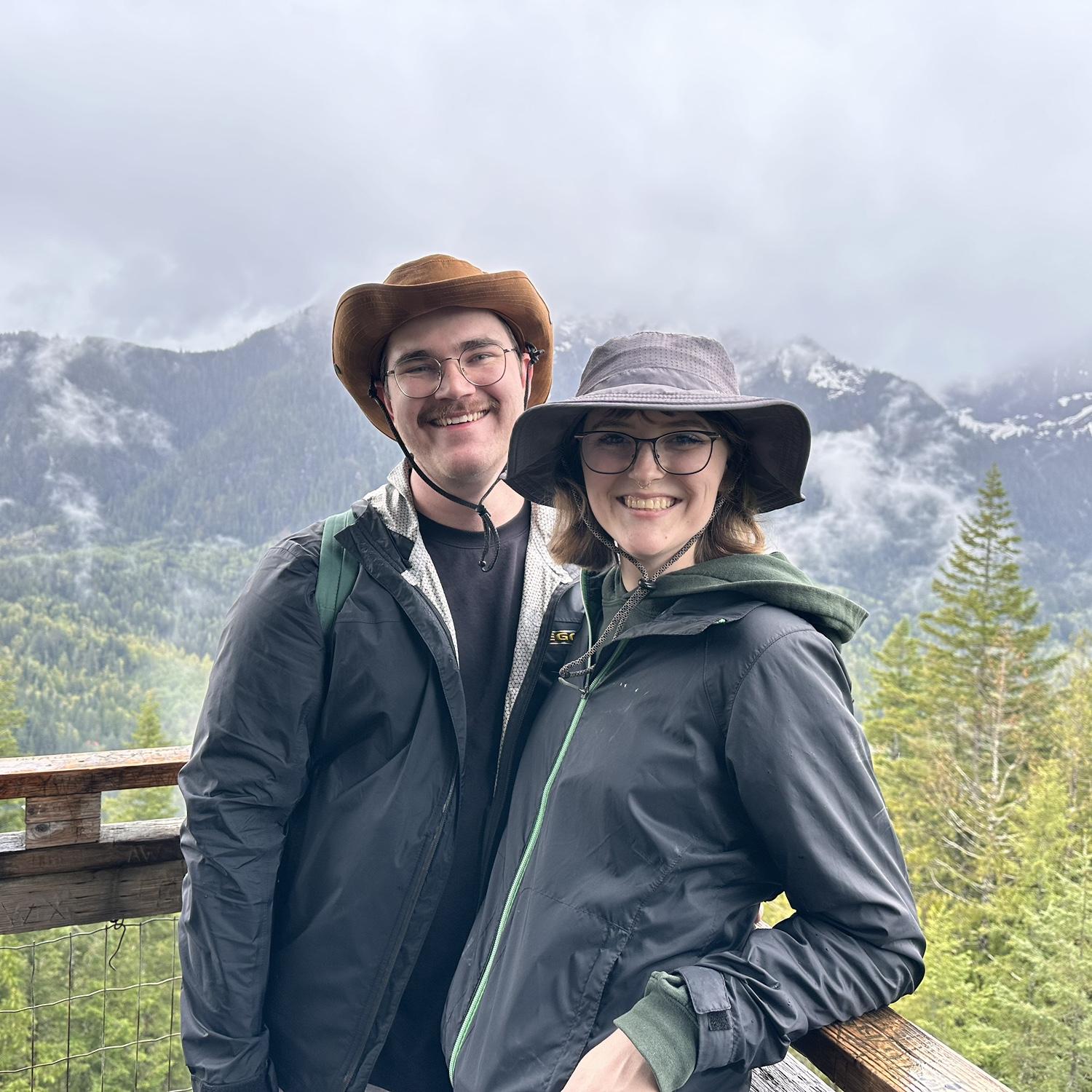 Another day hike in Washington on an overcast afternoon.