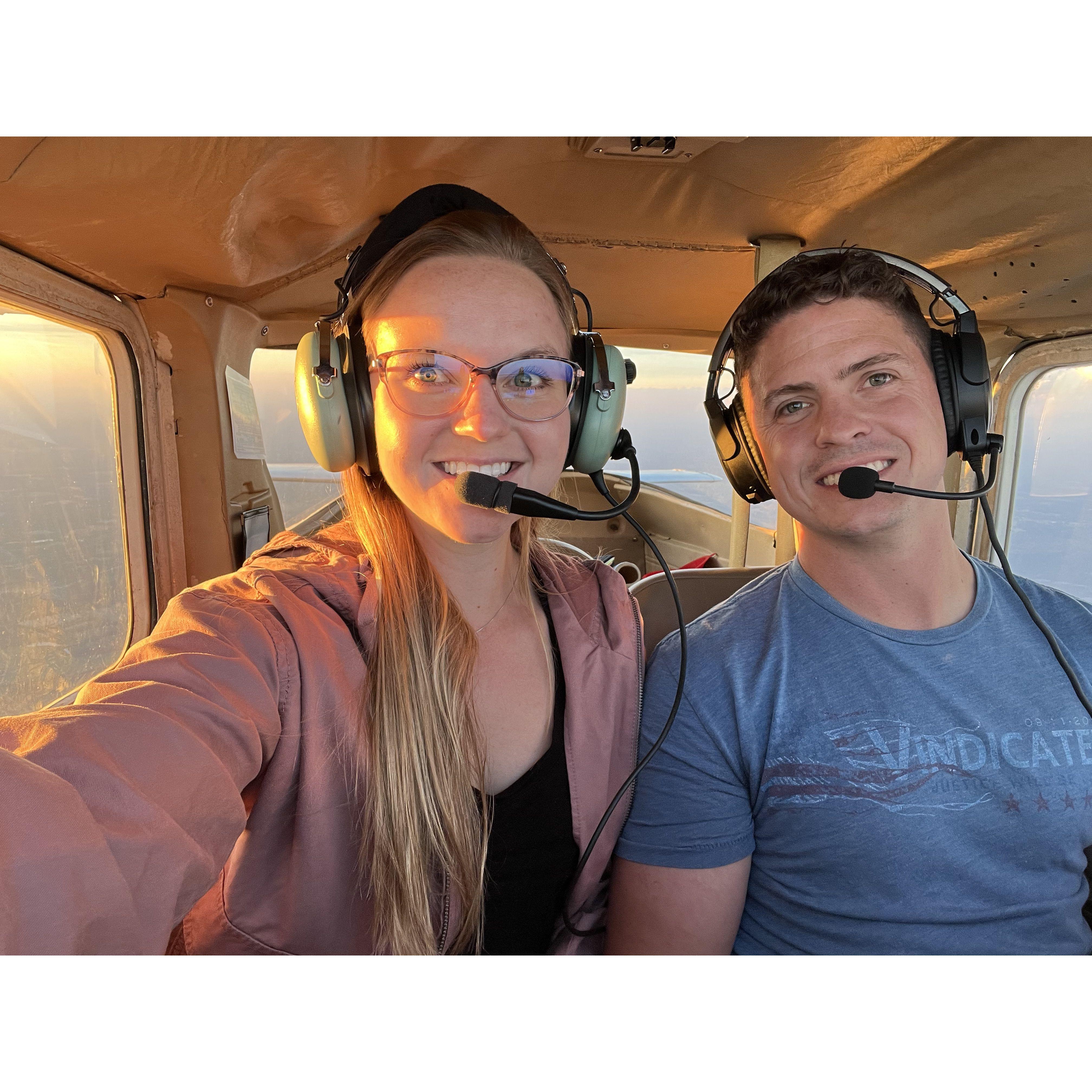 Flying to Myrtle Beach...