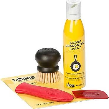 Lodge Cast Iron Seasoned Cast Iron Care Kit