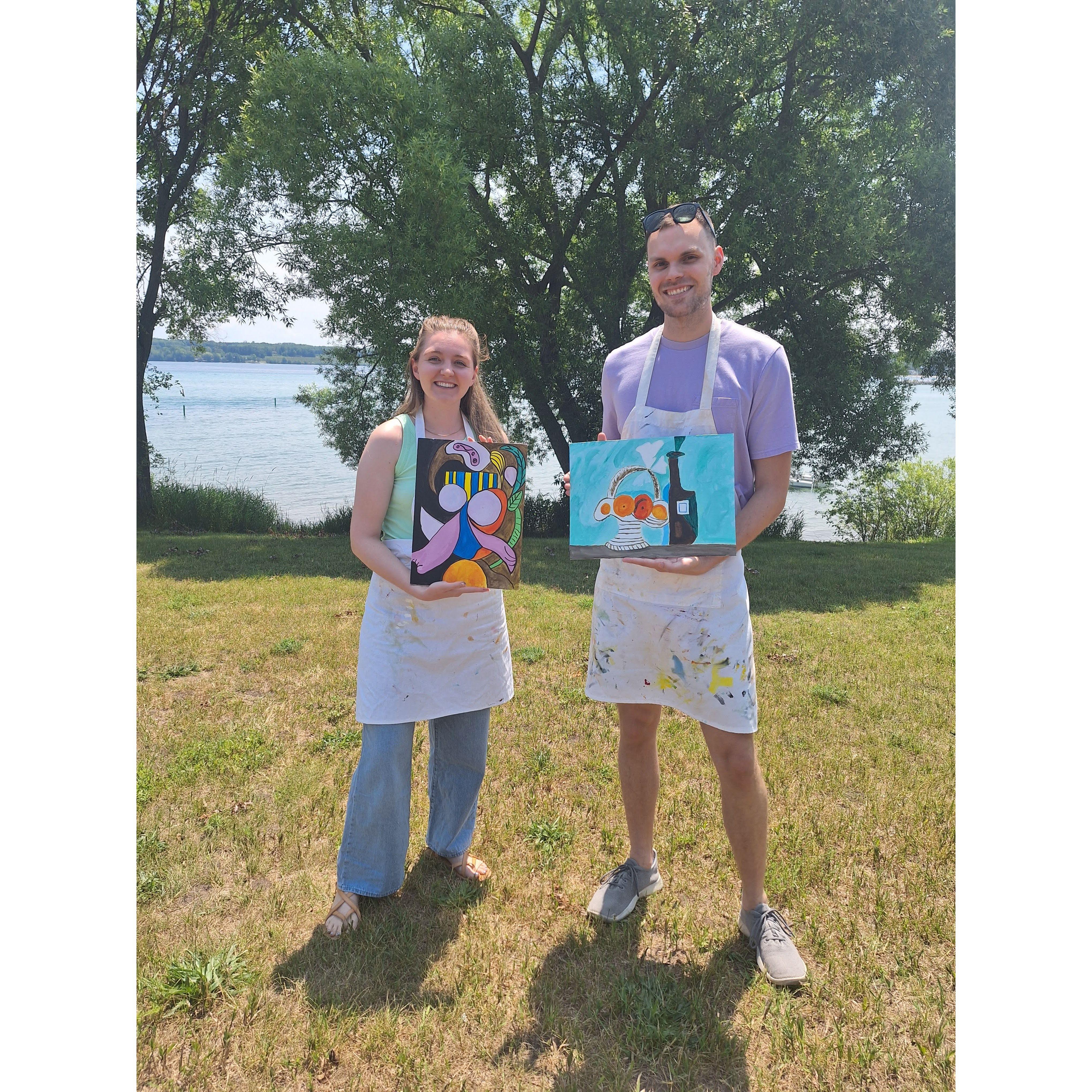 Picasso Paint Class, July 2023 (Suttons Bay, MI)