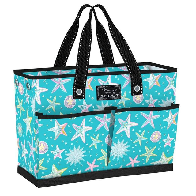 SCOUT BJ Bag - Large, Utility Tote Bag for Women, Nurses, Teachers and Moms with Zipper & 4 Exterior Pockets for Organizing.