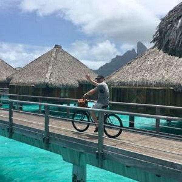 Bicycles for a Day in Bora Bora