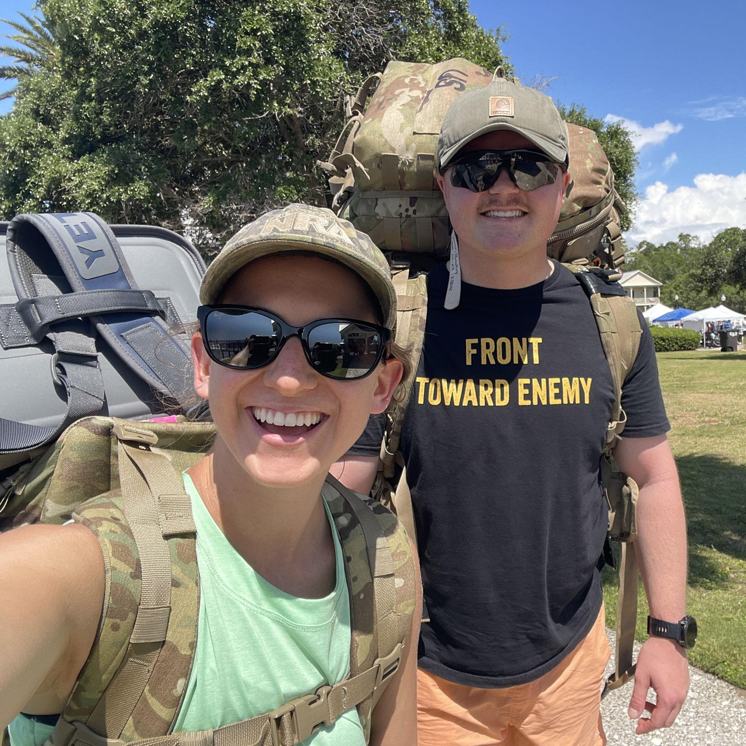 Our first camping trip together