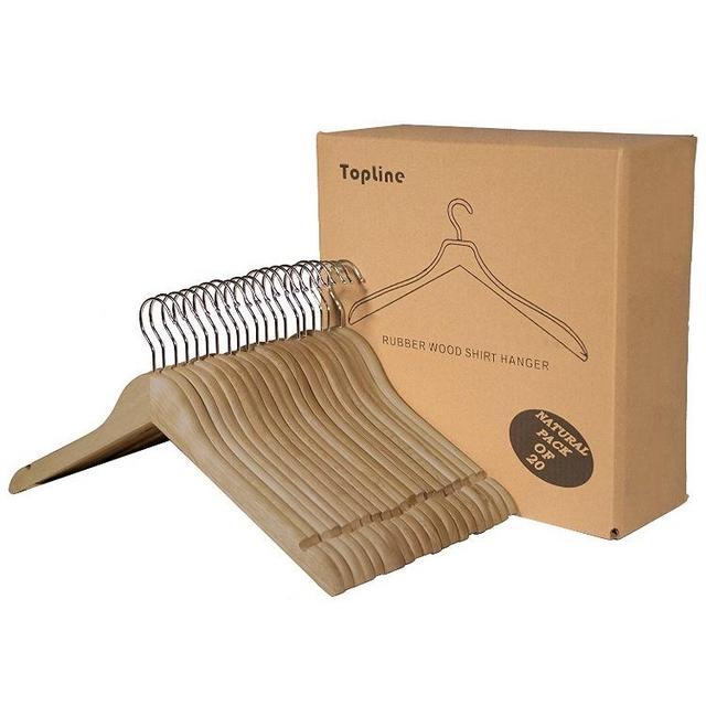 Wood Shirt Hangers (Set of 20)