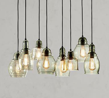 Paxton Glass 8-Light Pendant