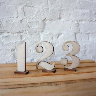 Short 10-Piece Table Numbers Set
