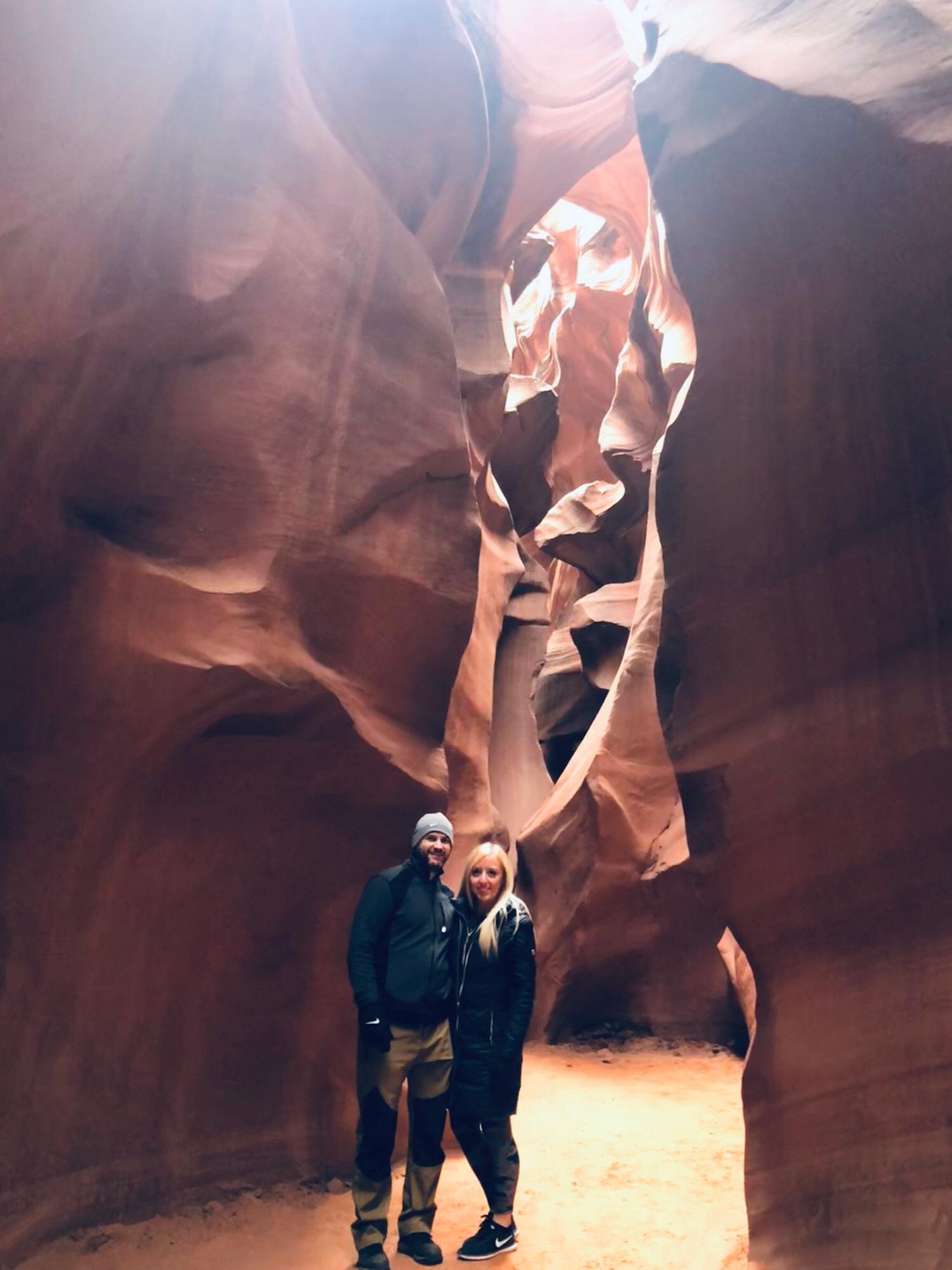 Part of our Arizona adventure- Lower Antelope Canyon.