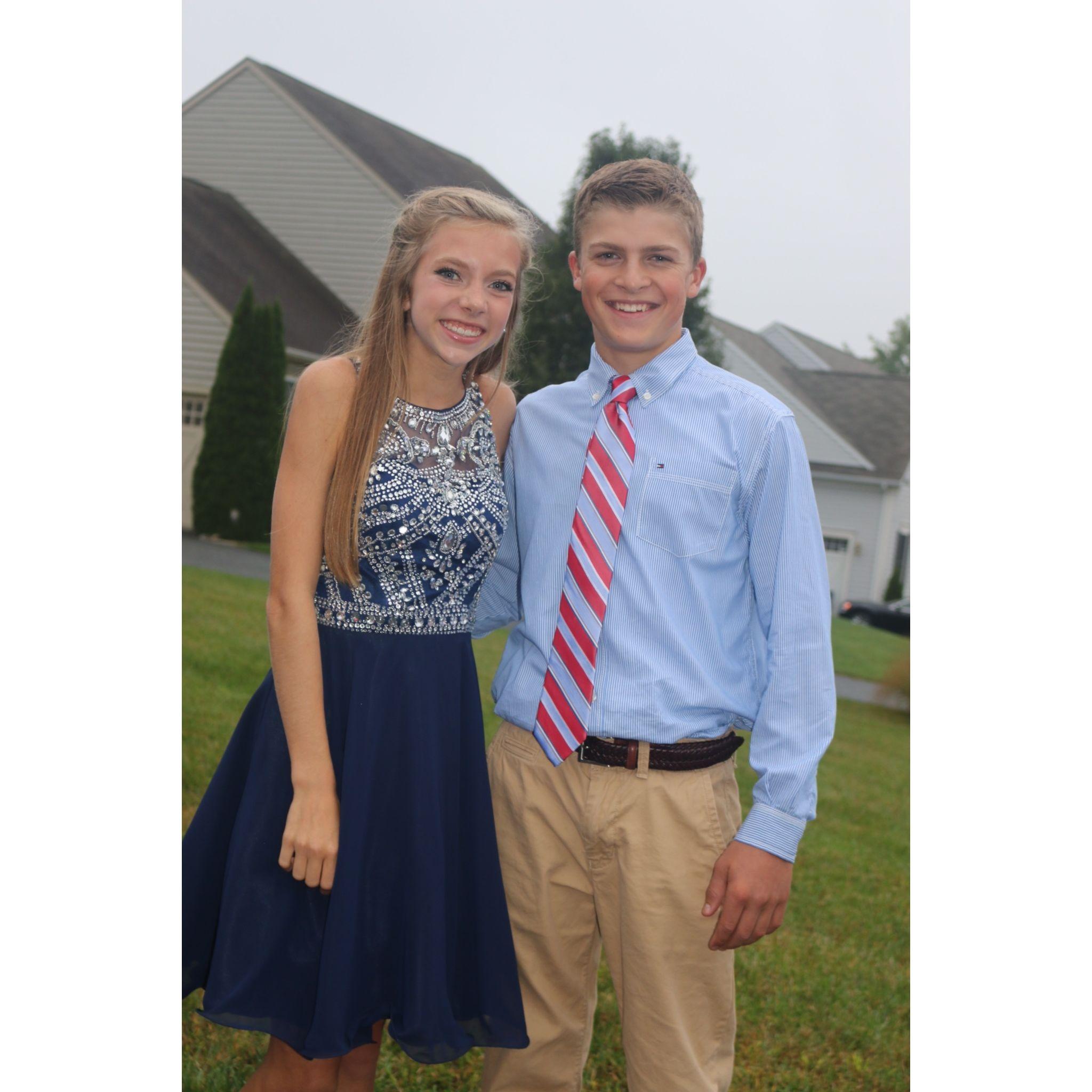Freshman year homecoming!