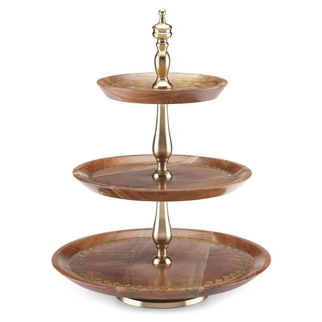 Lenox Global Tapestry Wood 3 Tiered Server