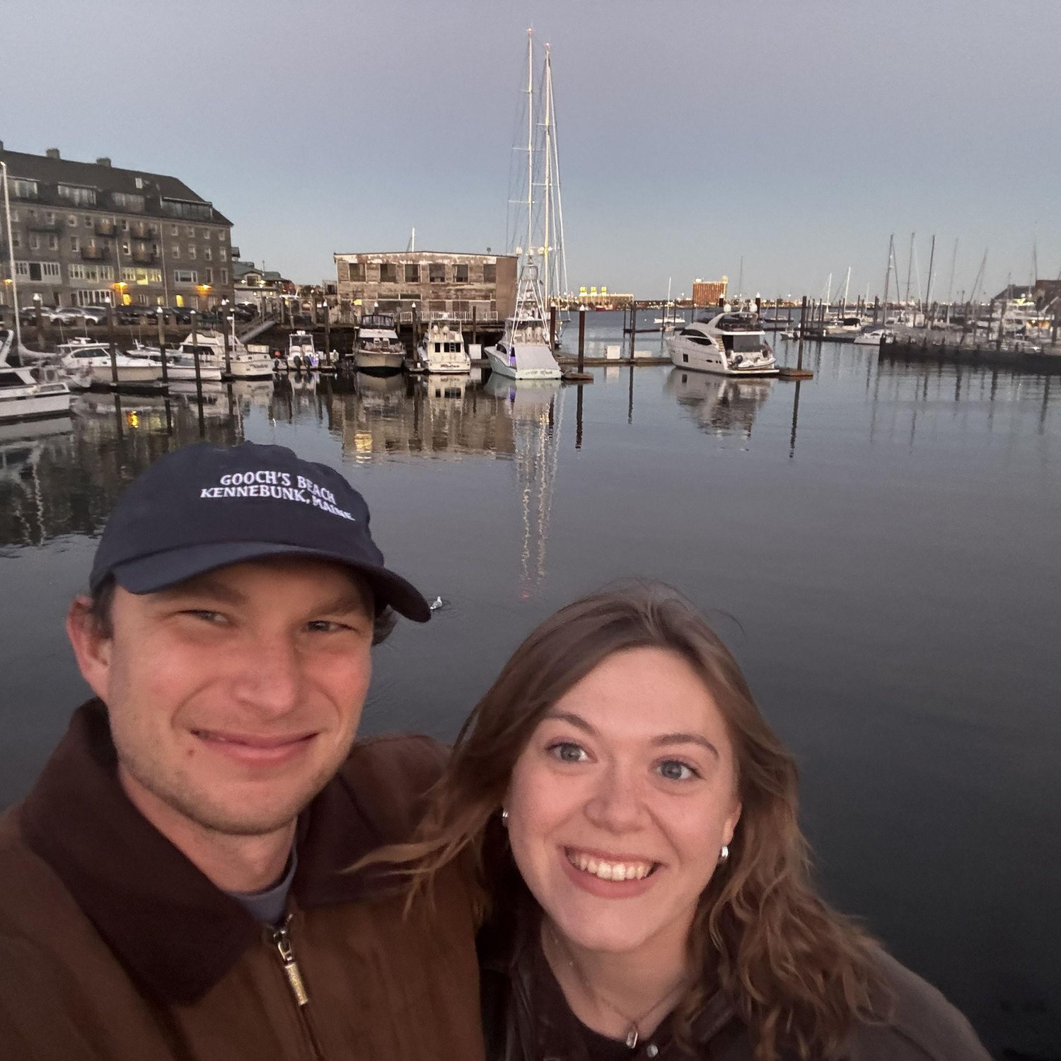 Seeing sail boats in the back bay of Boston
