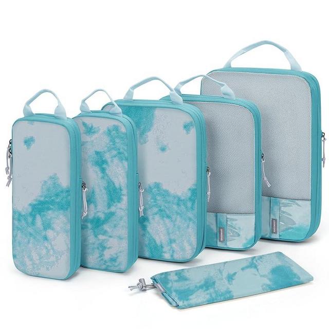 BAGSMART 6 Set/4 Set/2 Set Compression Packing Cubes for Travel, Lightweight Vacation Travel Essentials, Travel Accessories for Suitcase Organizer Bags Set, Durable Luggage Organizer Travel Bags