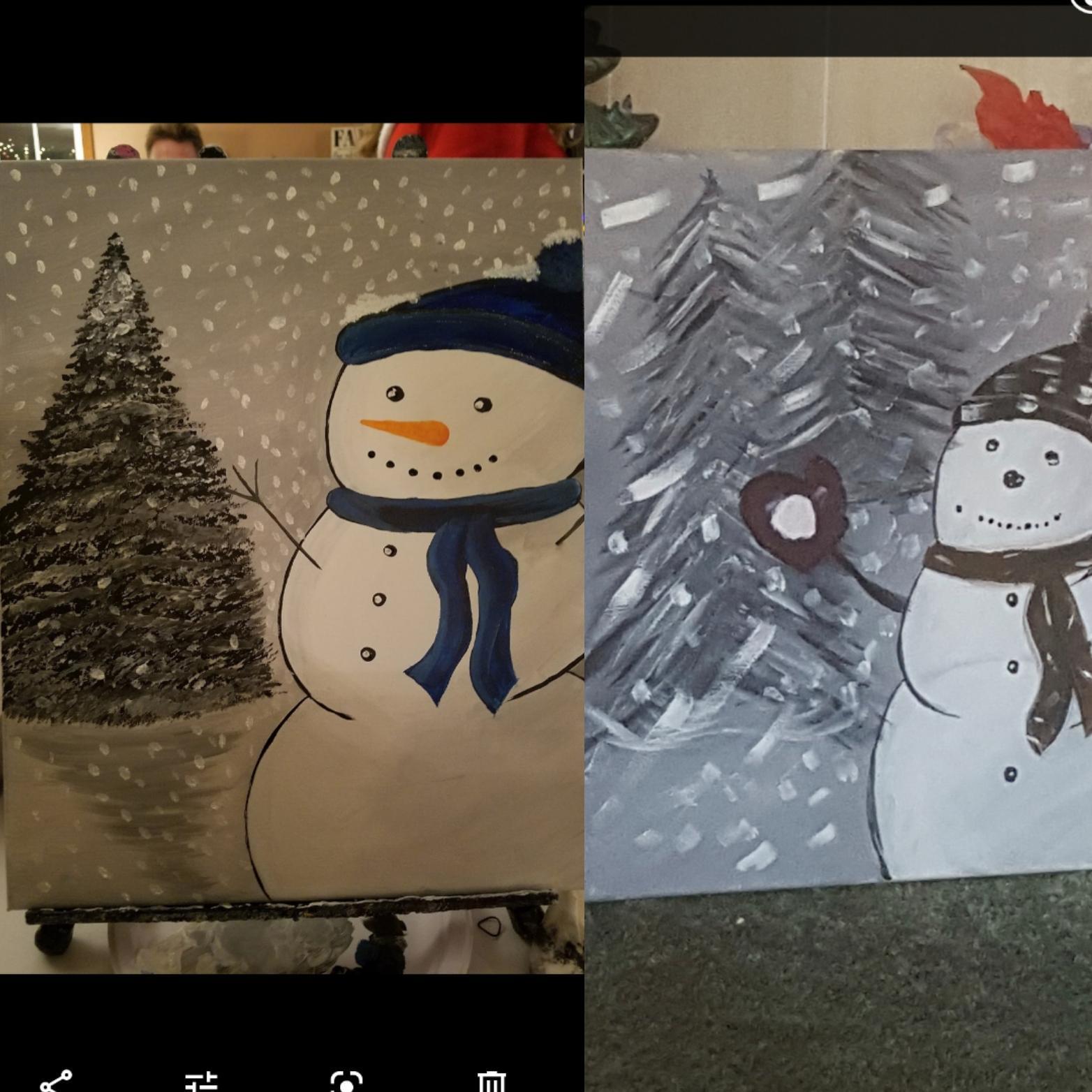Paintings from our 1st date