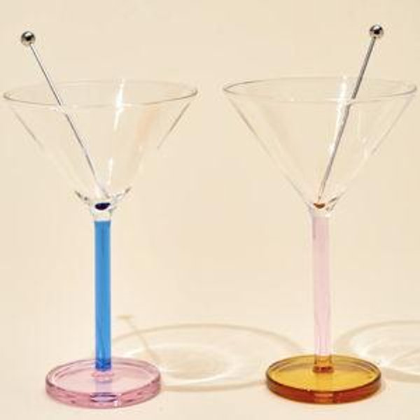 Sophie Lou Jacobsen Martini Glasses (Set of 2) - Bluenote