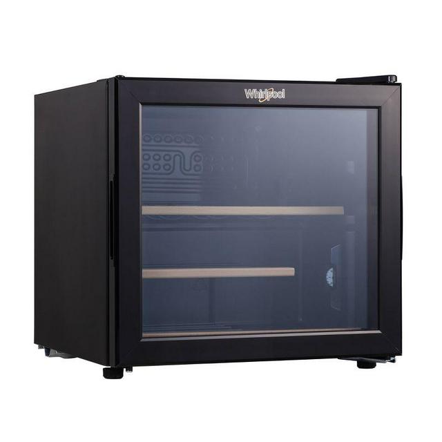 Whirlpool 15-Bottle 1.7cu ft Wine Refrigerator WHW16BKMSW