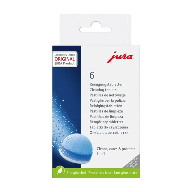 JURA 3-Phase Cleaning Tablet 6-Pack