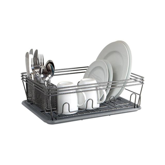 Laura Ashley Speckled Dish Rack, Set of 2
