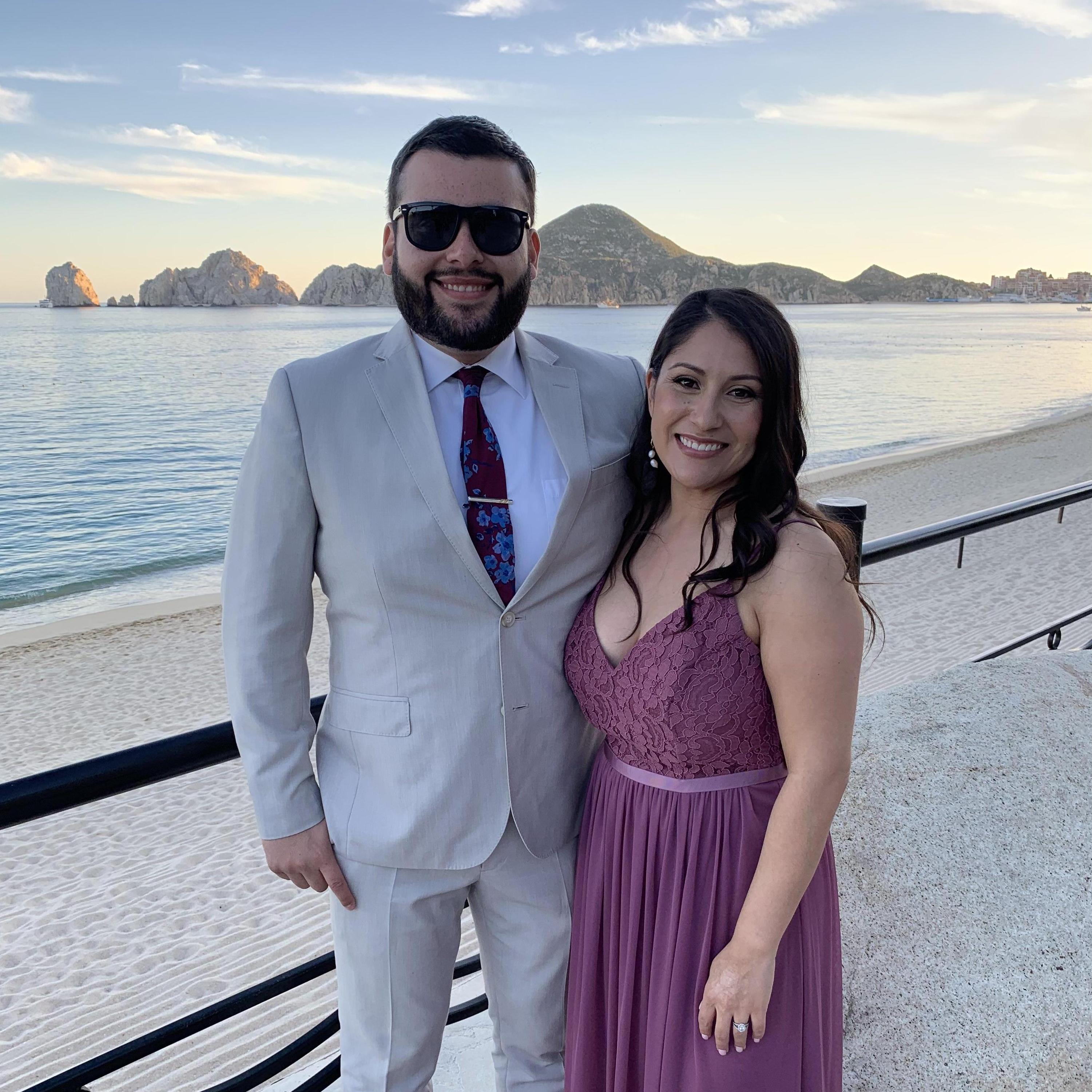 Cabo San Lucas at Quinn and Adam's wedding.